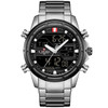 Luxury Waterproof LED Digital-Quartz Display Men's Watch