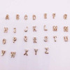 Tiny Gold Initial Letter Name Necklace for Women