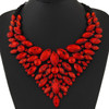 Women's Sapphire Crystal Statement Necklace