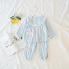 Girls Cotton Plaid Strawberry Night-track
