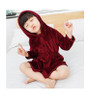 Boy Hooded Long Sleeve Flannel Pajamas