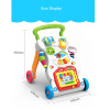 Baby Multifunctional Cartoon Trolley Walker With Music Sound
