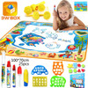 Kids Canvas Water Color Drawing Board and Mat With 2 Magic Pens