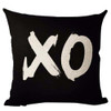 ISHOWTIENDA Pillow Case Nordic Deer Animal Heart