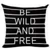 ISHOWTIENDA Pillow Case Nordic Deer Animal Heart