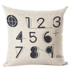 ISHOWTIENDA Pillow Case Nordic Deer Animal Heart