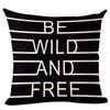 ISHOWTIENDA Pillow Case Nordic Deer Animal Heart