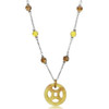 LOS027 Silver 925 Sterling Silver Necklace with