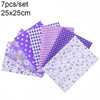 50pcs Assorted Floral Printed Cotton Cloth Sewing Quilting Fabric for Patchwork Needlework DIY Handmade Material 10X10cm Square