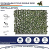 Expandable Faux Privacy Fence