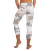 Seamless Pastel Camo Capri Leggings