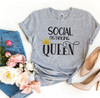 Social Distancing Queen T-shirt