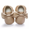 First Walker Solid PU Leather Crib Shoes