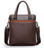 Young fashion  polo men briefcase pu leather business bag 14"  Crossbody laptop briefcase bag men's messenger travel bags