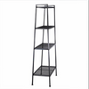 4-Tier Bookcase Bookshelf Leaning Wall Shelf Ladder Storage Display Furniture