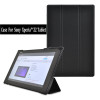 Original Leather cove Case For Sony Xperia Tablet Z2 + PC Stand Magnetic Smart Cover + Screen Protector +Stylus pen
