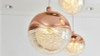 Long Nordic Demi-Orbs LED Chandelier