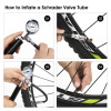 Mini Bike And Ball Pump With Pressure Gauge