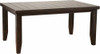 42" X 48-66" Espresso Dining Table