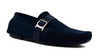 Men's Buckle Strap Loafer Navy