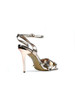 Rose Gold Mirror Ruffle Heel
