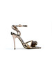 Rose Gold Mirror Ruffle Heel