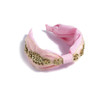 EMBELLISHED HEADBAND,PINK