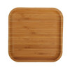 Natural Bamboo Plate 8" X 8" | 20,5 Cm X 20.5 Cm