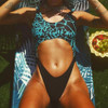 Sexy High Cut Out Leopared One-piece Swimsuit