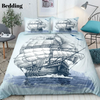 Nautical Decor Sailboat Bedding Set