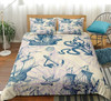 Octopus Compass Sailboat Bedding Set
