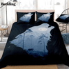 Howling Wolf Night Forest Bedding Set