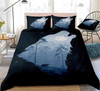 Howling Wolf Night Forest Bedding Set