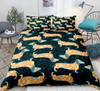 Cute Dachshund Sausage Dog Bedding Set