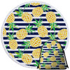 Nautical Pineapple Round Beach Towel Set