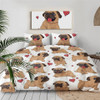 Cute Pug Bedding Set