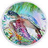 The Original Tropical Sea Turtle Round Beach Towel Set