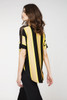 Sheer Detail Stripe Top