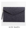 Simple Big Capacity A4 File Folder Pad Business Briefcase Document Bag Chemical Felt Filing Stationery Supplies