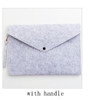 Simple Big Capacity A4 File Folder Pad Business Briefcase Document Bag Chemical Felt Filing Stationery Supplies