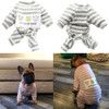 Striped Dog Jumpsuit Pajamas