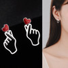 FREE! Finger Heart Earrings