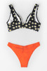 DAISY KNOTTED V-NECK BIKINI