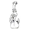 Clear Horned Bubbler