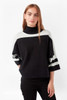 Color Block High Neck Top