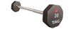 Tag Fitness 8-Sided Premium Ultrathane Fixed Barbells Tag Fitness 8-Sided Premium Ultrathane Fixed Barbells