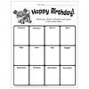 Happy Birthday Chart Free Printable