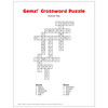 Gemz!™ Crossword Puzzle Free Printable