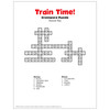 Train Time Crossword Puzzle Free Printable