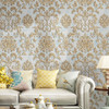 Luxury Textured Damask Wallpaper Retro Vintage Floral Thick Embossed Wall Paper For Living Room Bedroom Hotel Interior Decor (10mtr Roll) Luxury Textured Damask Wallpaper Retro Vintage Floral Thick Embossed Wall Paper For Living Room Bedroom Hotel Interior Decor (10mtr Roll)